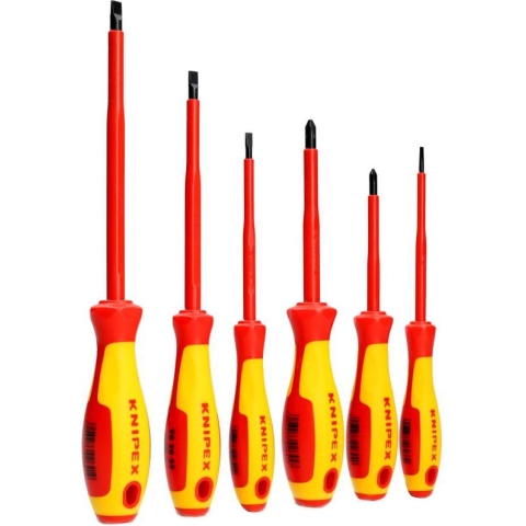 Knipex 00 20 12 V01 Schroevendraaier set VDE 6-delig