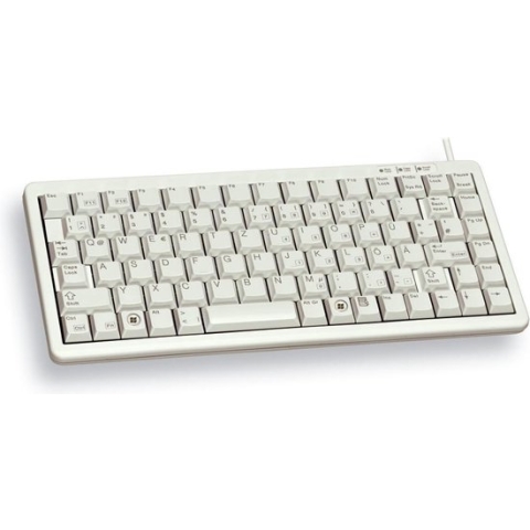 CHERRY Compact-Keyboard G84-4100 - Toetsenbord - USB - QWERTY - VS - lichtgrijs