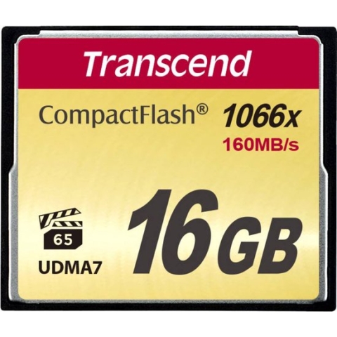 Transcend CompactFlash Card 1000x 16GB 16GB CompactFlash