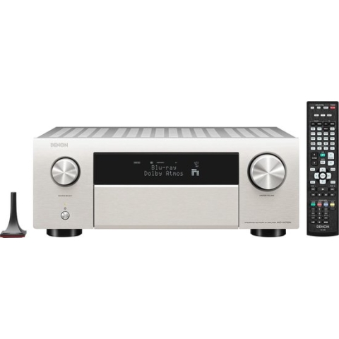 Denon AVC-X4700H 11.2 AV-Receiver - Receiver met Bluetooth - 200 Watt per Kanaal - Zilver