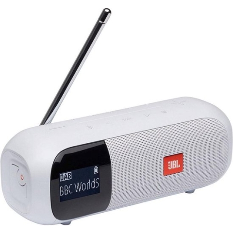 JBL Tuner 2 - Draagbare DAB+ Radio Met Bluetooth - Wit