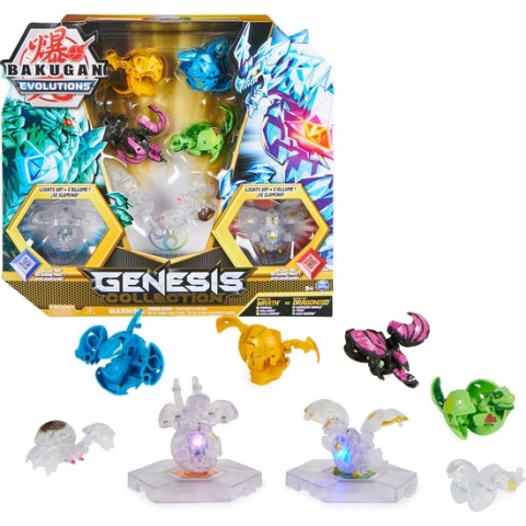 Bakugan Evolutions - Genesis Collection - Met lichtgevende Wrath x Dragonoid