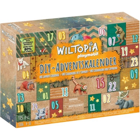 PLAYMOBIL Wiltopia Doe-het-zelf Adventskalender 2022 Dierenwereldreis - 71006