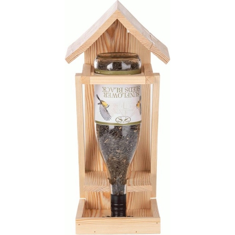 Esschert Design Wijnfles Voederplateau (excl. fles)