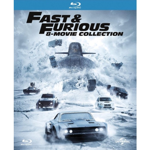Fast & Furious 1 t/m 8 Boxset (Blu-ray)
