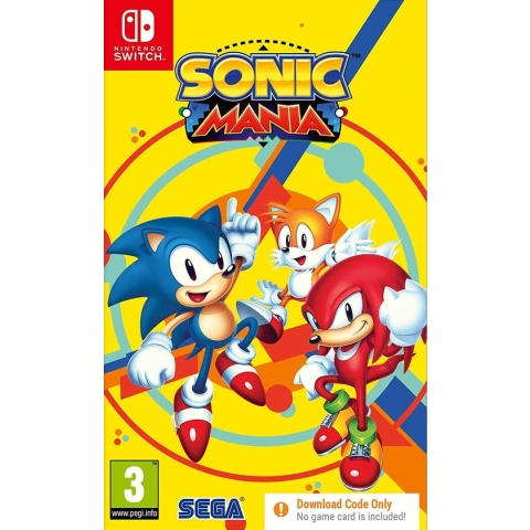 Sonic Mania – Nintendo Switch (Code-in-a-box)