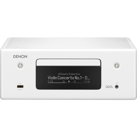 Denon CD Receiver RCDN-10 White