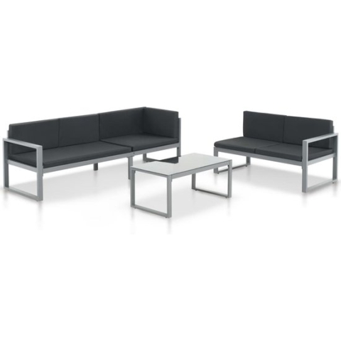 vidaXL-3-delige-Loungeset-met-kussens-aluminium-zwart