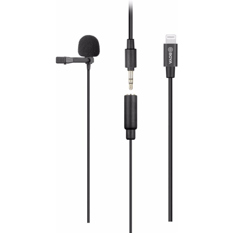 Boya Clip-on Lavalier Microfoon BY-M2 voor iOS