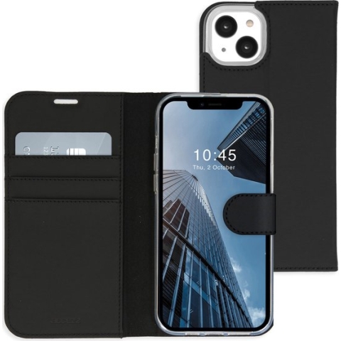 Accezz Hoesje Geschikt voor iPhone 14 Plus Hoesje Met Pasjeshouder - Accezz Wallet Softcase Bookcase - Zwart