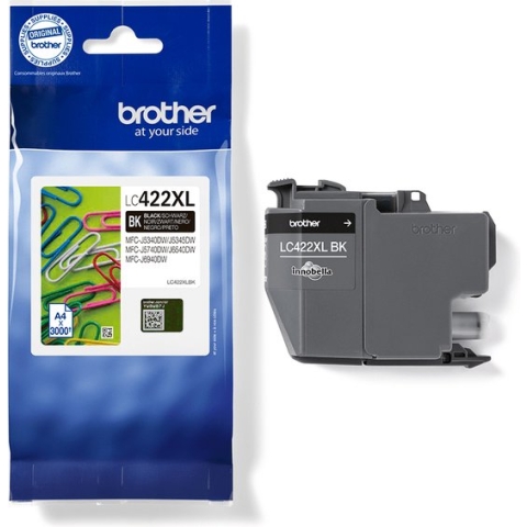 Original Ink Cartridge Brother LC-422XLBK Black