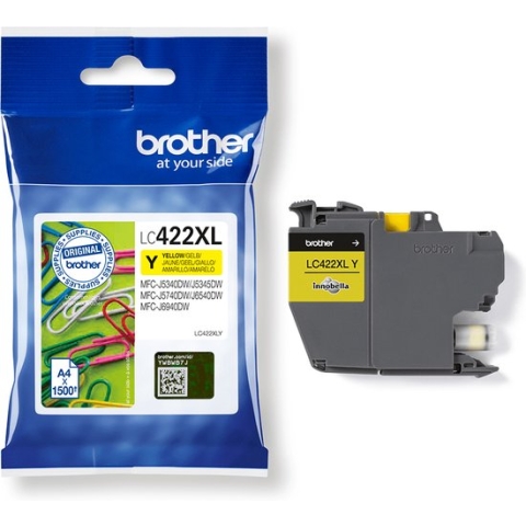Original Ink Cartridge Brother LC-422XLY Yellow