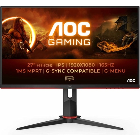 AOC 27G2SPU - Full HD IPS Gaming Monitor - 165hz - 27 Inch