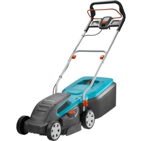GARDENA Powermax 34E Grasmaaier (gemotoriseerd) - Maaibreedte 34 cm - Gazons tot 400m²