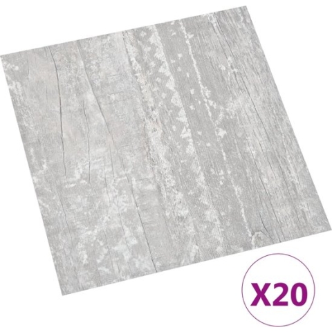 vidaXL-Vloerplanken-20-st-zelfklevend-1,86-m²-PVC-grijs