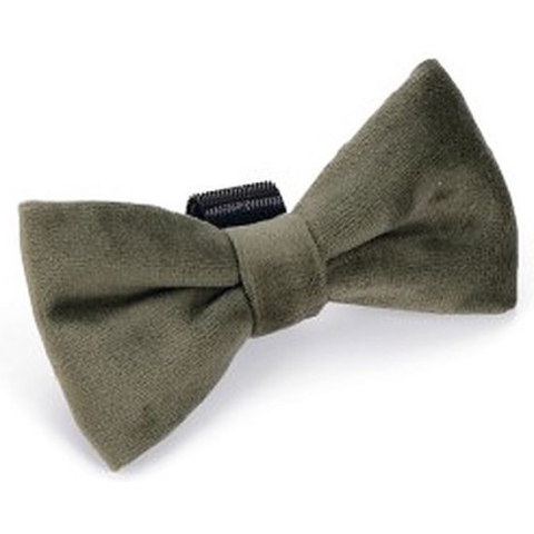 Designed by Lotte Hondenstrik Zaza - Halsband Hond - Velvet - Groen - 12x7x2 cm