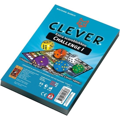 Scoreblokken Clever Challenge Dobbelspel