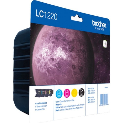 Brother LC-1220 - Inktcartridge / Zwart / Cyaan / Magenta / Geel