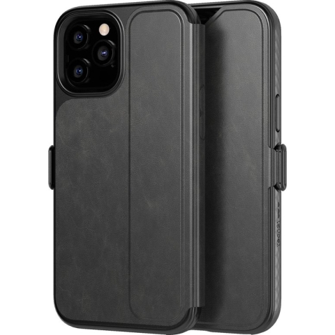 Tech21 Evo Wallet book case voor iPhone 12 Pro Max - Smokey Black