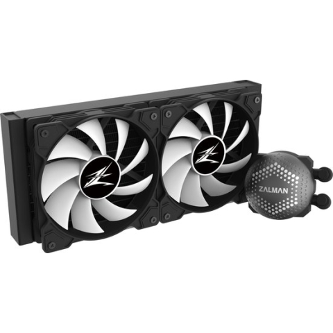Zalman ALPHA28 (Black), CPU Liquid Cooler 280mm Radiator (2 x 140 mm Fan), ARGB pump, Dual Blade Pump, Intel : LGA 2066/2011-V3/2011/1700/1200/115X