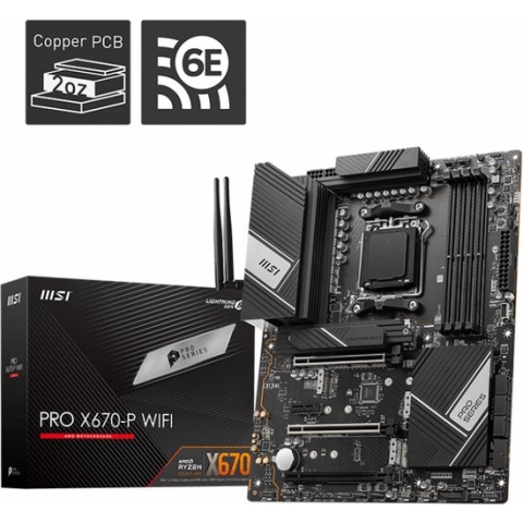 Motherboard MSI PRO X670-P WIFI AMD AMD AM5