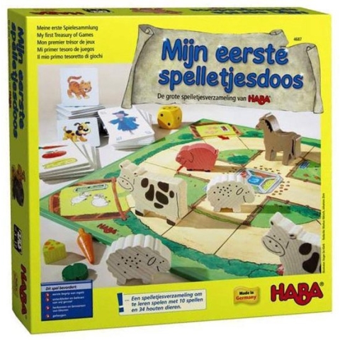 Haba Mijn eerste spelletjesdoos - De grote spelletjesverzameling