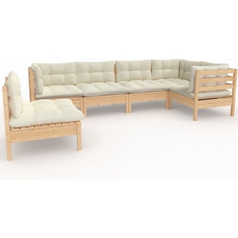 vidaXL-6-delige-Loungeset-met-crèmekleurige-kussens-grenenhout