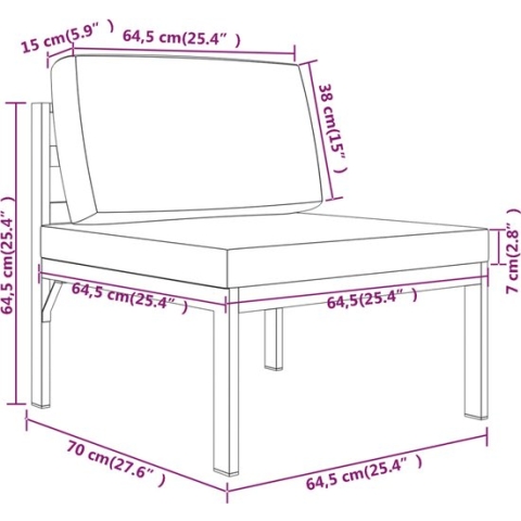 vidaXL-5-delige-Loungeset-met-kussens-aluminium-antracietkleurig