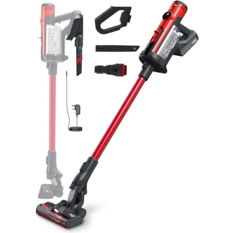 Numatic Henry Quick Draadloze Steelstofzuiger HEN100R - Met zak - Rood