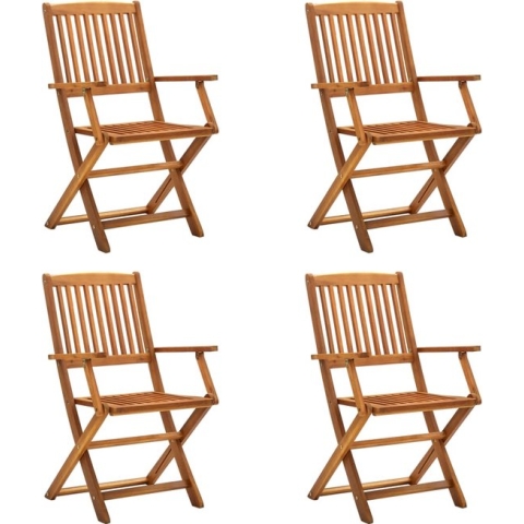 vidaXL-Tuinstoelen-inklapbaar-4-st-massief-acaciahout