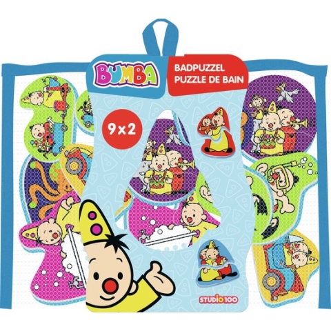 Bumba badpuzzel - 9 badpuzzels uit 2 delen - kleeft op de badrand