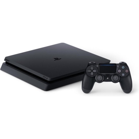 Sony PlayStation 4 Slim 1TB + Wireless Dualshock 4 Controller (WiFi)