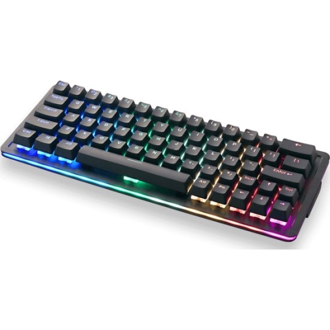 MOUNTAIN Everest 60 RGB - Toetsenbord voor gaming - Linear Speed 45 - ANSI - VS - indeling - zwart