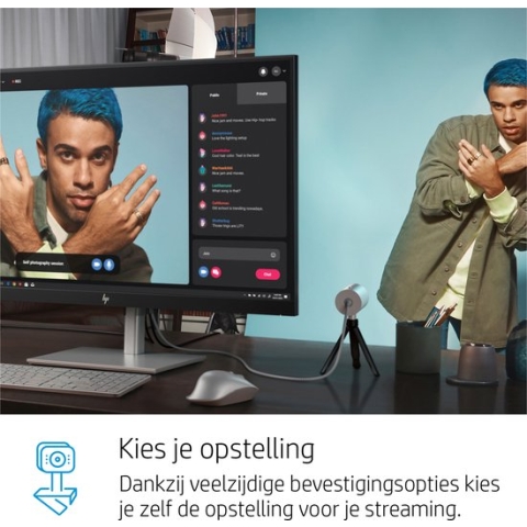 HP 950 - 4K Pro Webcam - Zilver