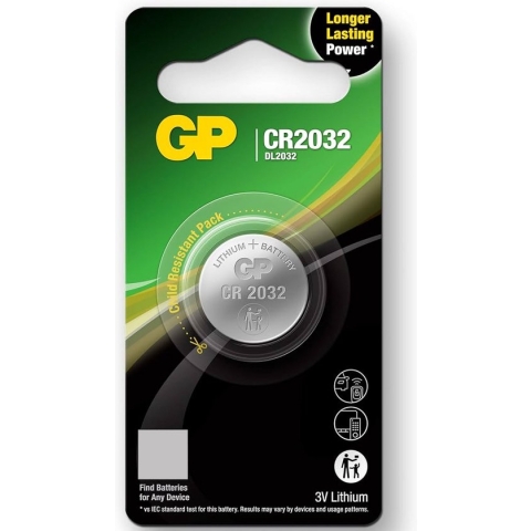 GP CR2032 - Battery CR2032 Li 210 mAh