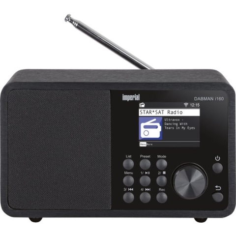 Imperial DABMAN i160 DAB+ en internetradio met bluetooth - zwart