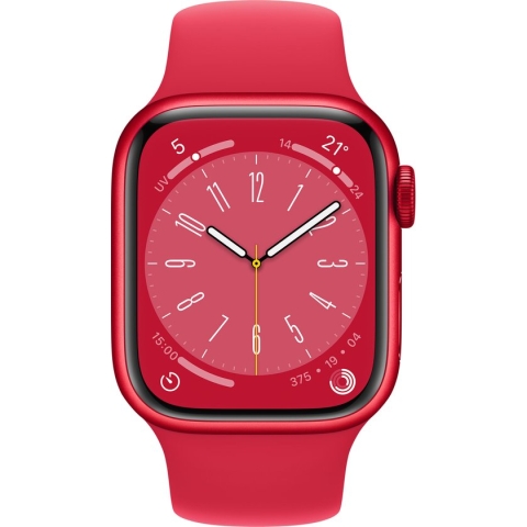 Apple Watch Series 8 - 4G - 41mm - Rood Aluminium