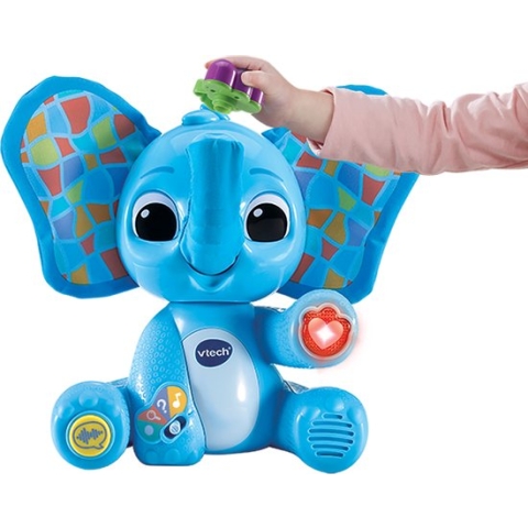 VTech Dierenvriendjes Kiekeboe Snuffelolifant - Cadeau - Interactief Speelgoed - 18 Maanden tot 2 Jaar