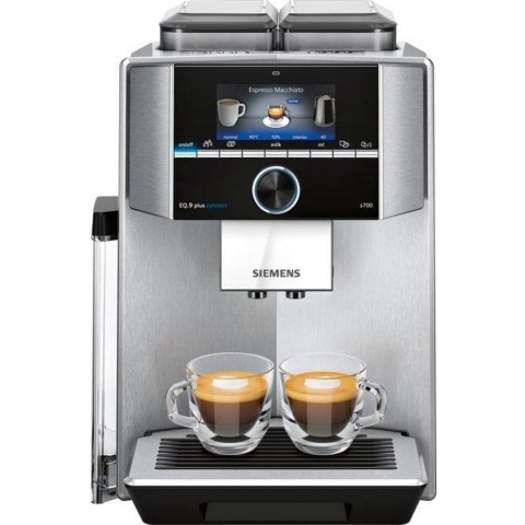 Siemens EQ.9 Plus Connect s700 TI9573X1RW - Volautomatische espressomachine - RVS