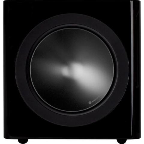 Monitor Audio Radius 390 - Krachtige Actieve Subwoofer - Hoogglans Zwart