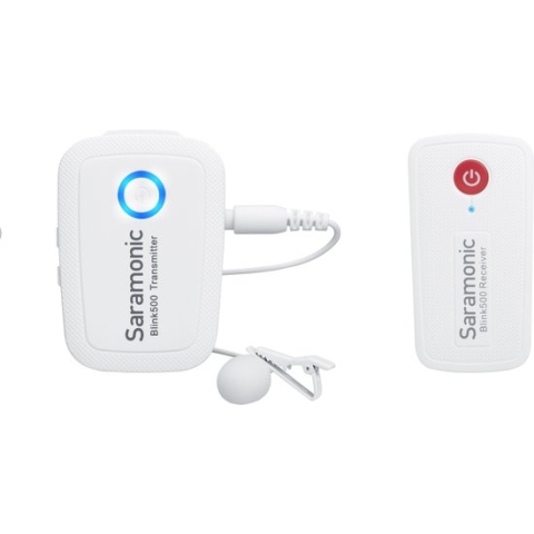 Saramonic Blink 500 B1W, met 1 lavalier zender en ontvanger voor camera met 3.5mm mini jack