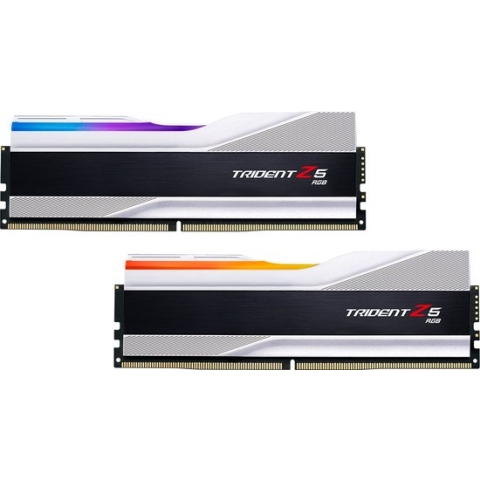 G.Skill Trident Z5 RGB F5-5600J2834F32GX2-TZ5RS - Geheugen - DDR5 - 64 GB: 2 x 32 GB - 288-PIN - 5600 MHz - CL28 - 1.35V - XMP 3.0 - zilver