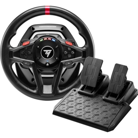 Thrustmaster T128 Force Feedback - Racestuur met pedalen - PlayStation 5 & PlayStation 4 & PC