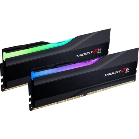 G.Skill Trident Z5 RGB F5-6000J3238G32GX2-TZ5RK - Geheugen DDR5 - 64 GB: 2 x 32 GB - 288-PIN - 6000 MHz / PC5-48000 - CL40 - 1.35V - Intel XMP 3.0 - zwart