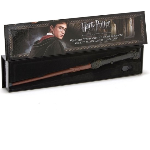 Harry Potter™ toverstaf replica met licht - Verkleedattribuut