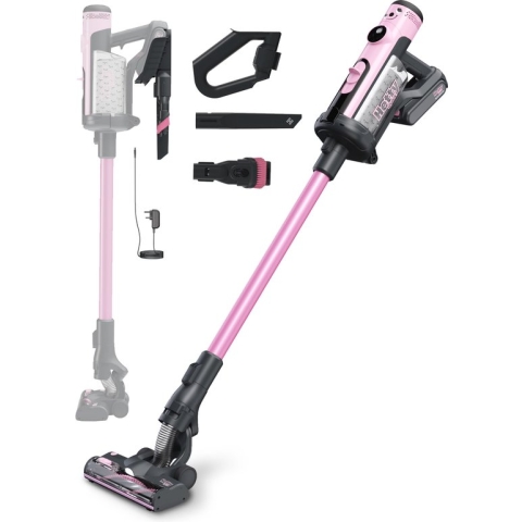 Numatic Hetty Quick Draadloze Steelstofzuiger HTY100P - Met zak - Roze