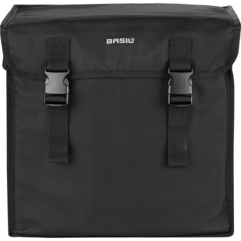 Basil Mara XXL Dubbele fietstas - Zwart - 46 Liter