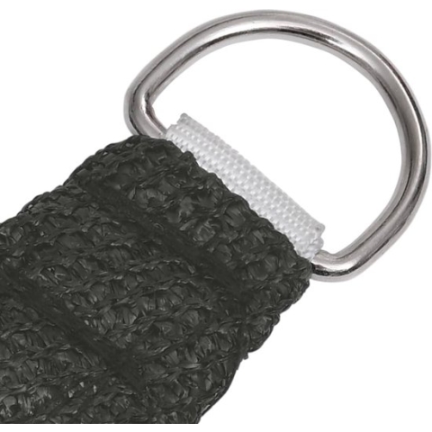 vidaXL-Zonnezeil-160-g/m²-4/5x3-m-HDPE-antracietkleurig