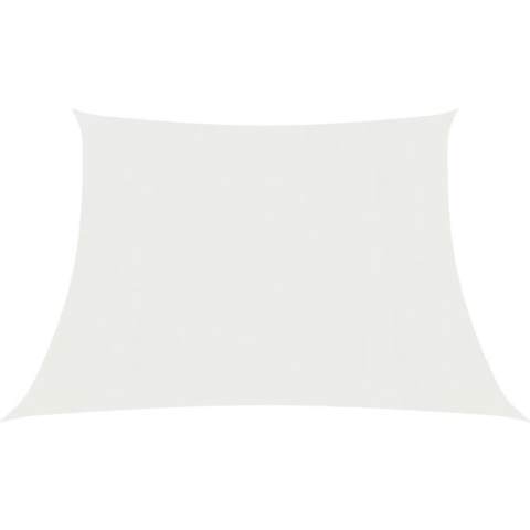 vidaXL-Zonnezeil-160-g/m²-4/5x4-m-HDPE-wit