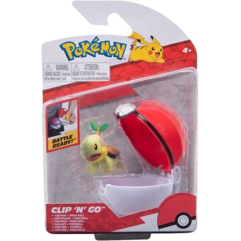 POKEMON CLIP'N'GO TURTWIG+POKE BALL